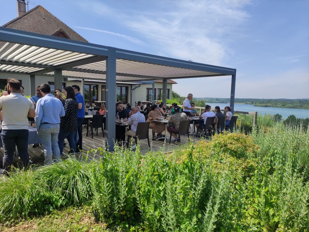 Terrasse avec vue Restaurant La Table du Golf 86